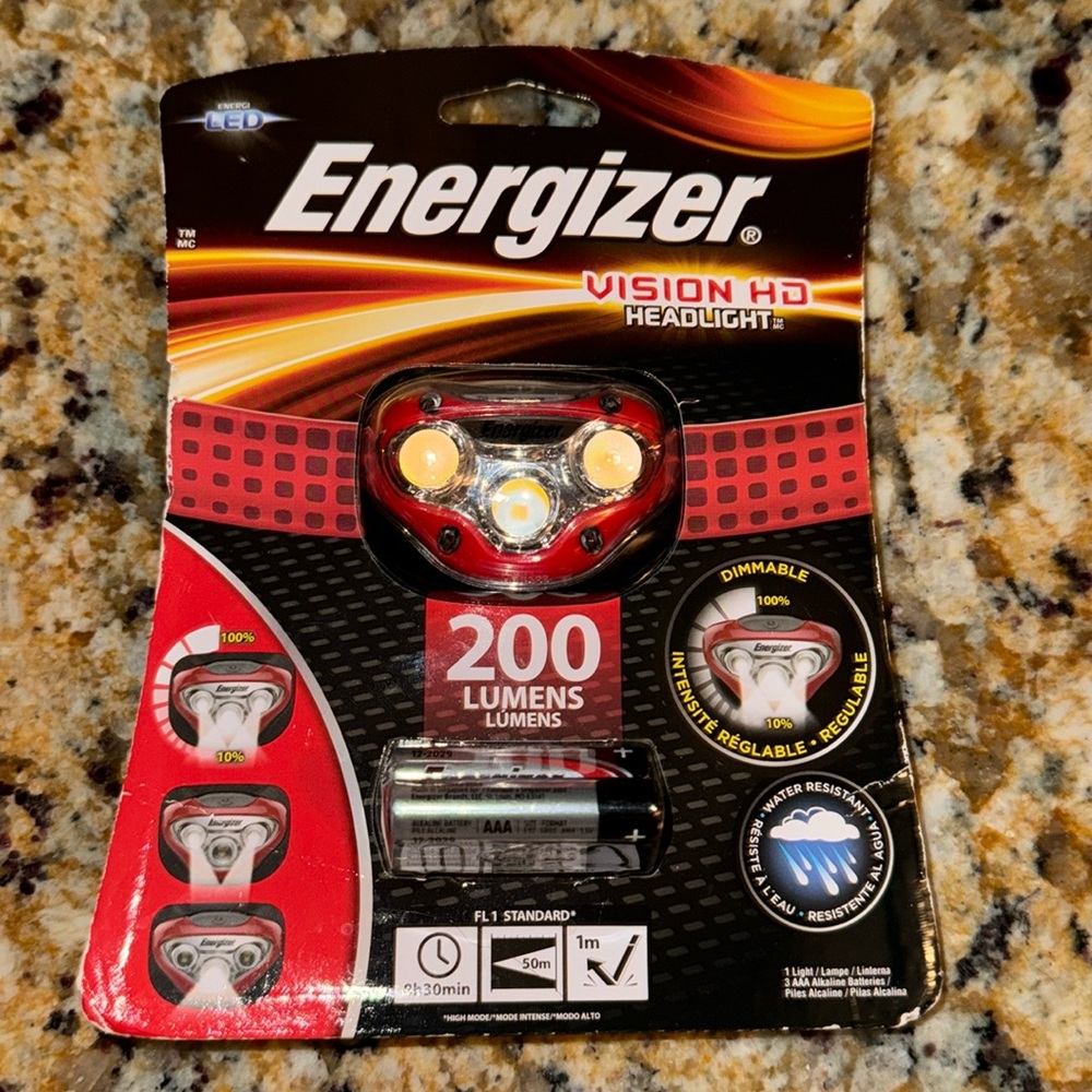 Energizer Vision HD Headlamp 200 Lumens